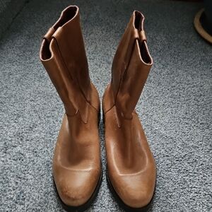 Women's Brown Leather Boots